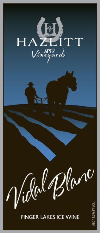 Hazlitt 1852 Vineyards Vidal Blanc Ice Wine 2013 Front Label