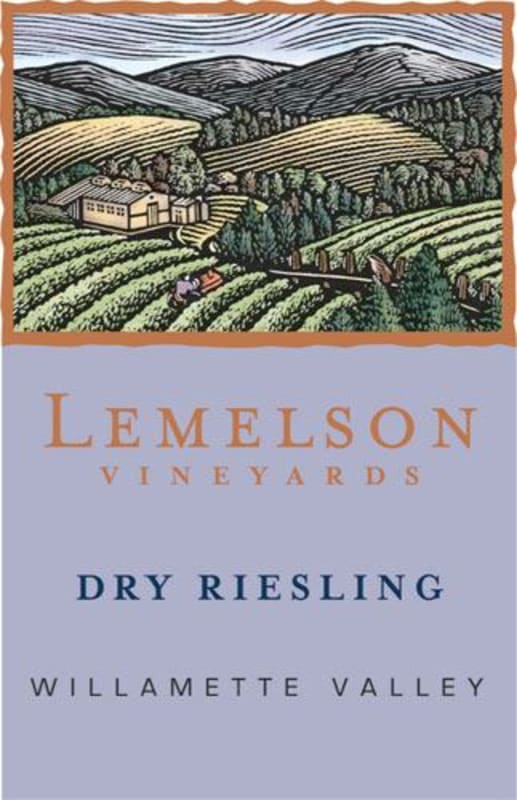 Lemelson Dry Riesling 2009 Front Label