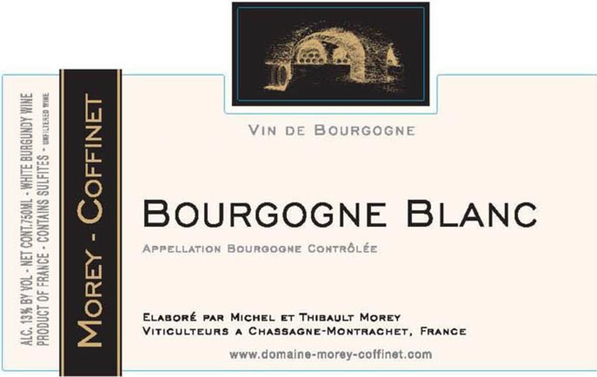 Morey-Coffinet Bourgogne Blanc 2013 Front Label