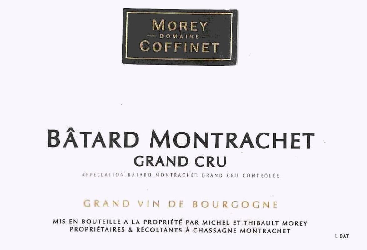 Morey-Coffinet Batard Montrachet Grand Cru 2014 Front Label