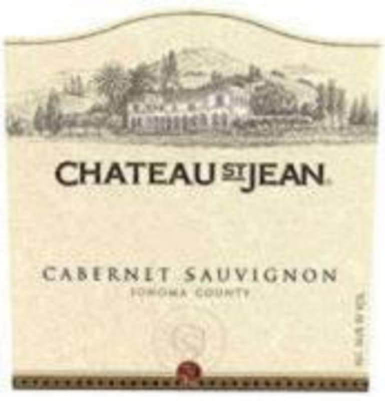 Chateau St. Jean Sonoma County Cabernet Sauvignon 2007 Front Label
