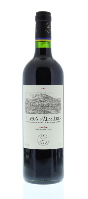 Chateau d'Aussieres Blason d'Aussieres Corbieres 2009 Front Bottle Shot