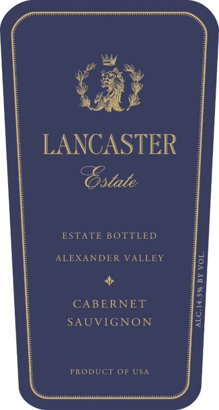 Lancaster Estate Cabernet Sauvignon 2007 Front Label