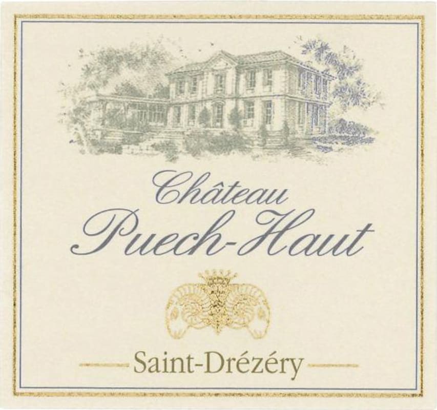 Chateau Puech-Haut Prestige Rouge 2009 Front Label