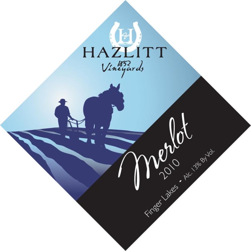 Hazlitt 1852 Vineyards Merlot 2010 Front Label