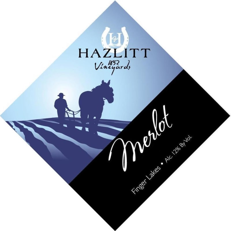 Hazlitt 1852 Vineyards Merlot 2008 Front Label