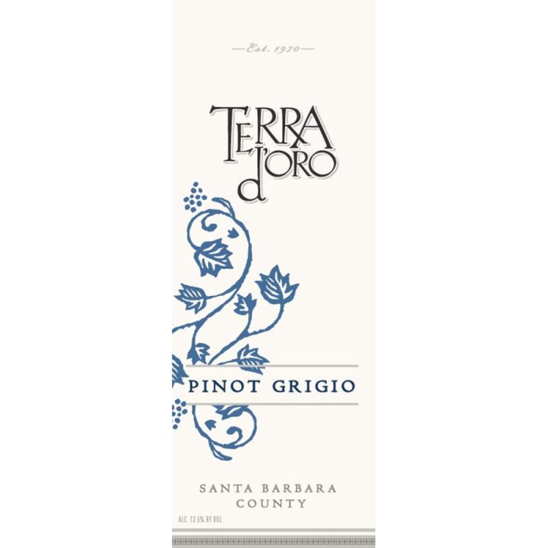 Terra d'Oro Pinot Grigio 2010 Front Label