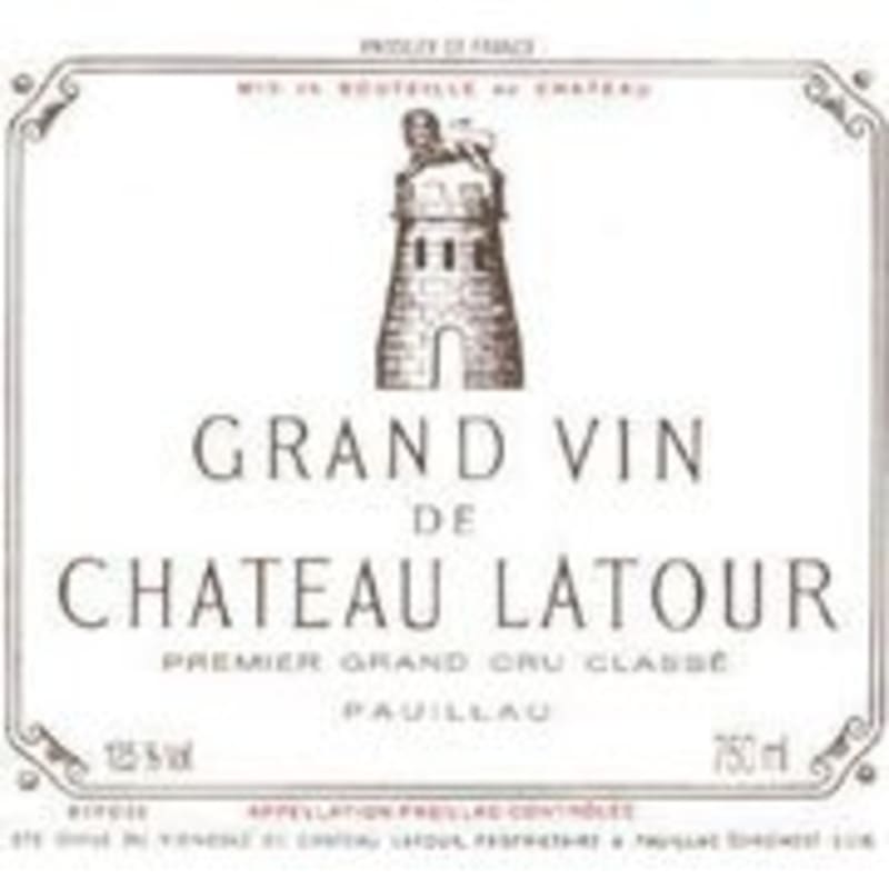 Chateau Latour 1981 Front Label