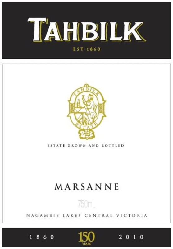 Tahbilk Marsanne 2009 Front Label