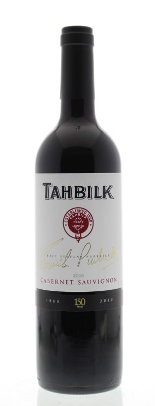 Tahbilk Eric Stevens Purbrick Cabernet Sauvignon 2005 Front Bottle Shot