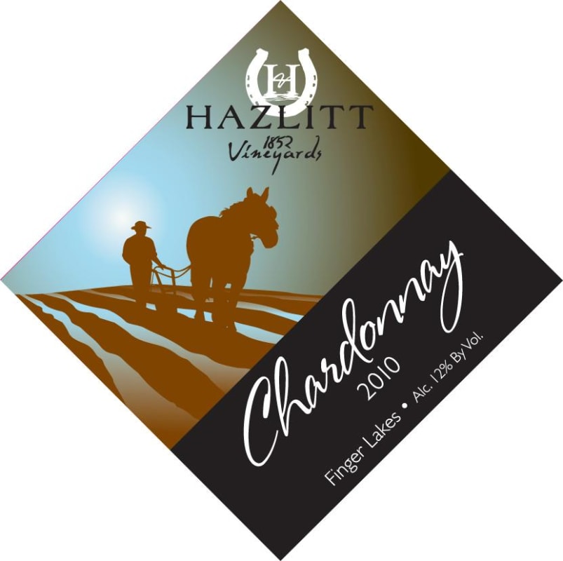 Hazlitt 1852 Vineyards Chardonnay 2010 Front Label