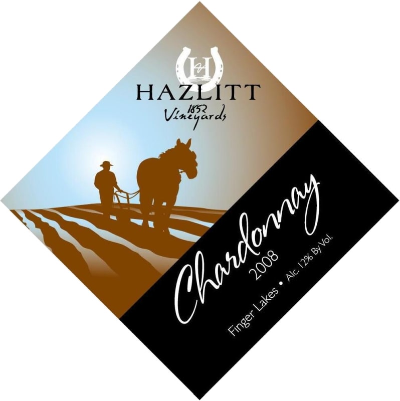Hazlitt 1852 Vineyards Chardonnay 2008 Front Label