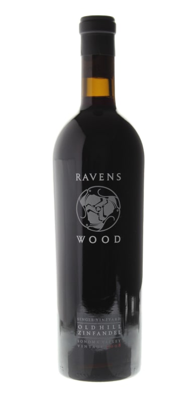 Ravenswood Old Hill Ranch Zinfandel 2008 Front Bottle Shot