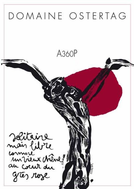 Ostertag Muenchberg A360P Grand Cru Pinot Gris 2012 Front Label