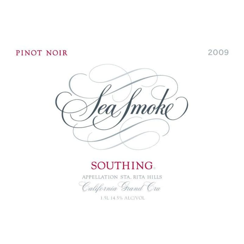 Sea Smoke Cellars Southing Pinot Noir 2009 Front Label
