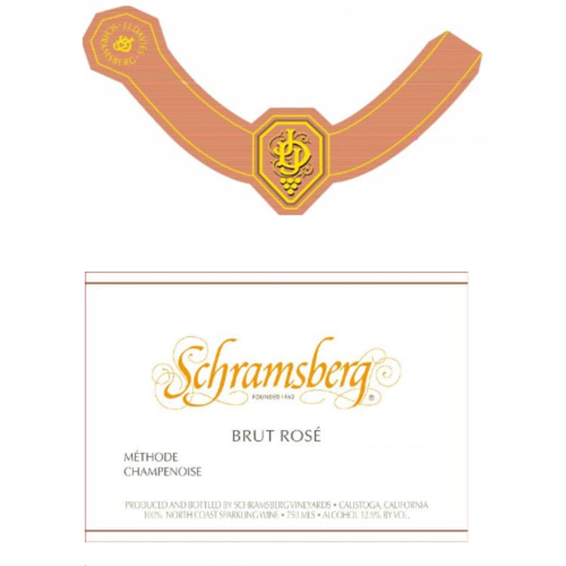 Schramsberg Brut Rose 2006 Front Label
