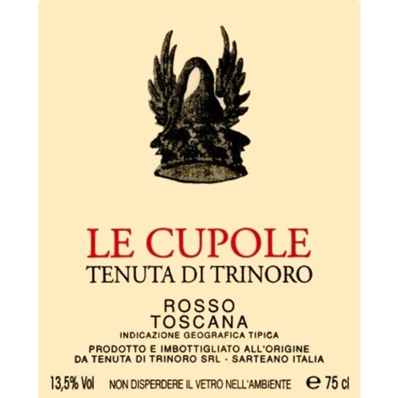Tenuta di Trinoro Le Cupole 2007 Front Label