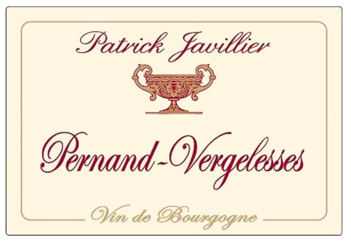 Patrick Javillier Pernand-Vergelesses 2012 Front Label