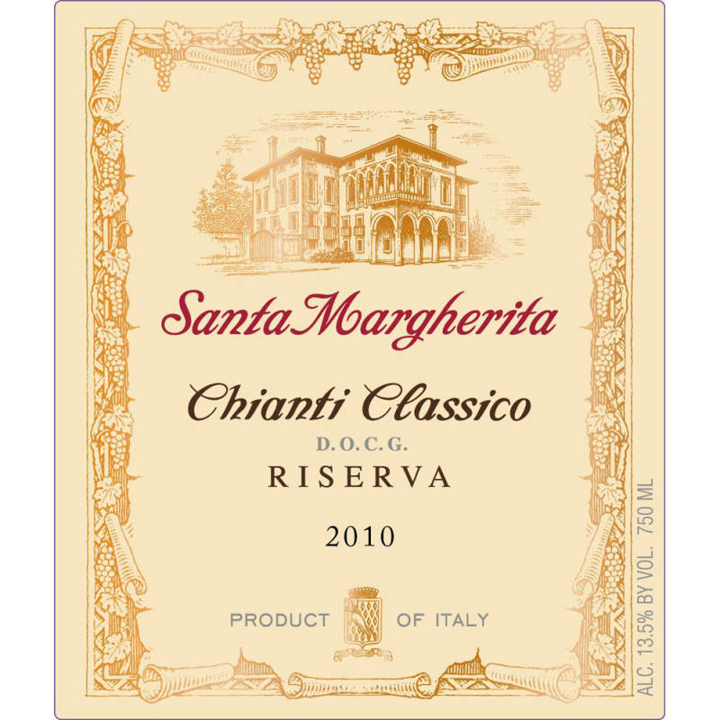 Santa Margherita Chianti Classico Riserva (375ML half-bottle) 2007 Front Label