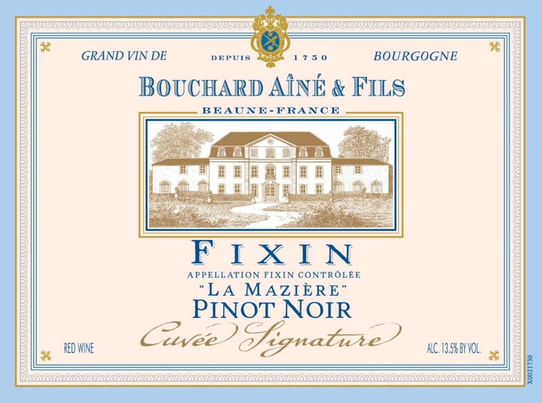 Bouchard Aine & Fils Fixin La Maziere 2009 Front Label
