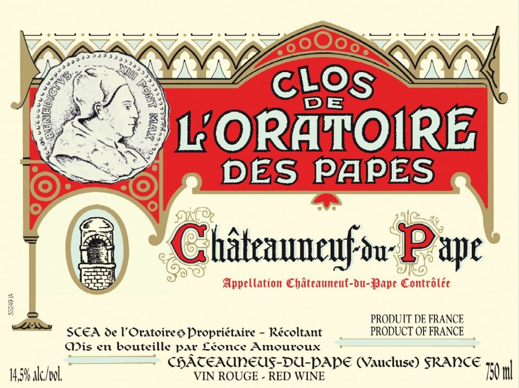 Clos de l'Oratoire des Papes 2009 Front Label