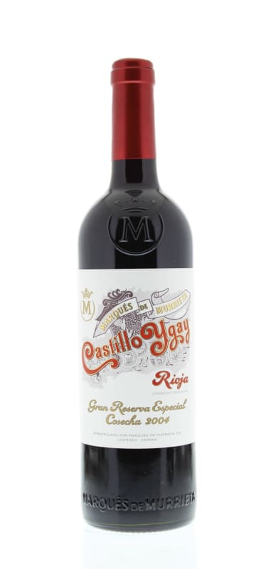 Marques de Murrieta Castillo Ygay Gran Reserva Especial 2004 Front Bottle Shot