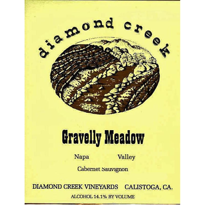 Diamond Creek Red Rock Terrace Cabernet Sauvignon 2008 Front Label