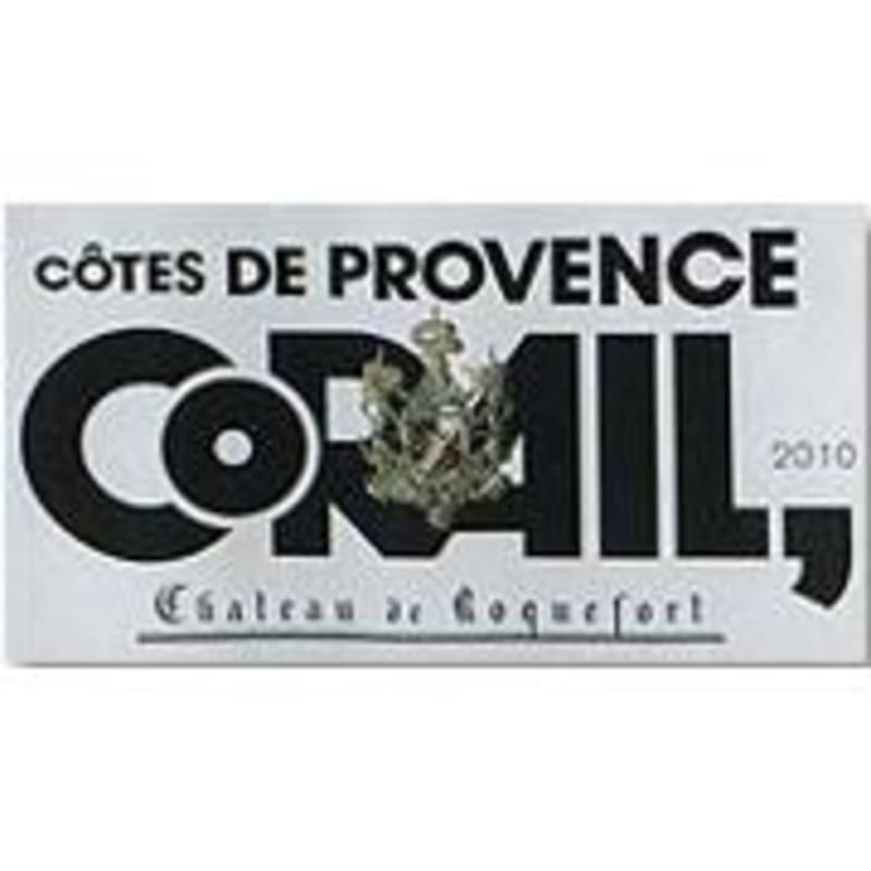 Domaine du Roquefort Rose de Provence Corail 2010 Front Label