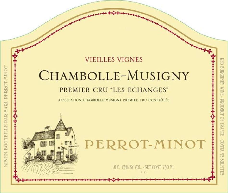 Domaine Perrot-Minot Chambolle-Musigny Les Echanges Premier Cru 2007 Front Label