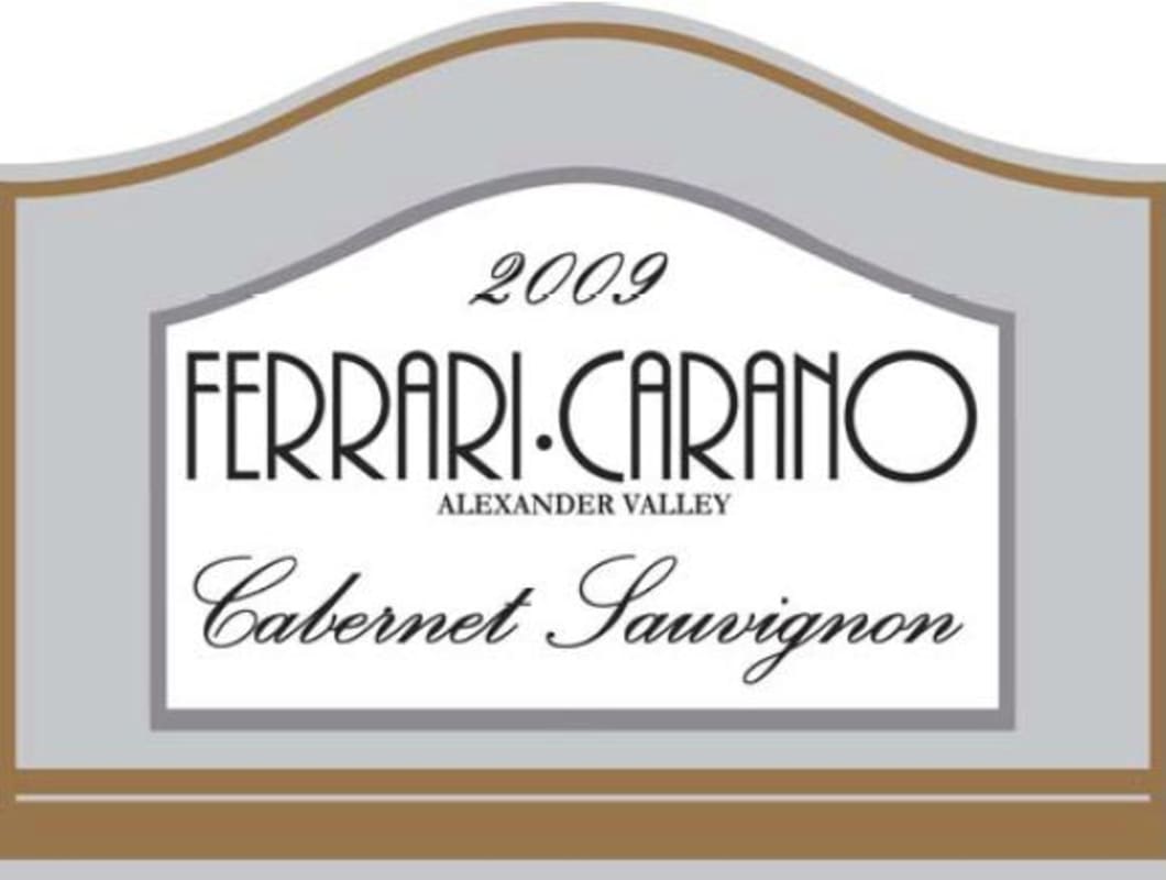 Ferrari-Carano Cabernet Sauvignon 2009 Front Label