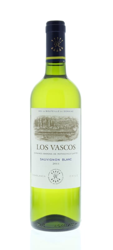 Los Vascos Sauvignon Blanc 2011 Front Bottle Shot