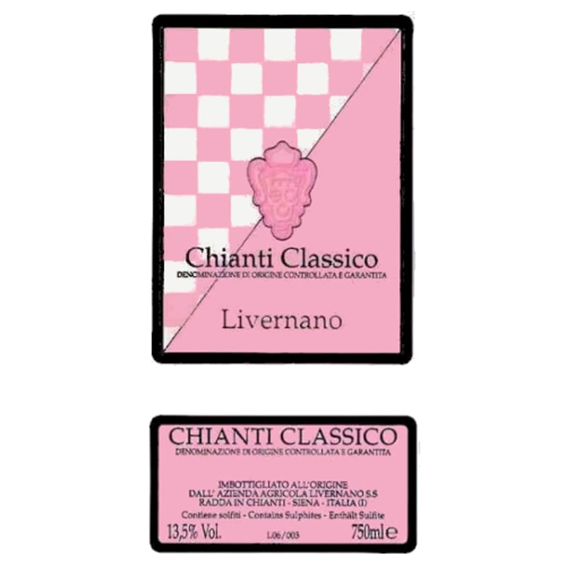 Livernano Chianti Classico 2007 Front Label