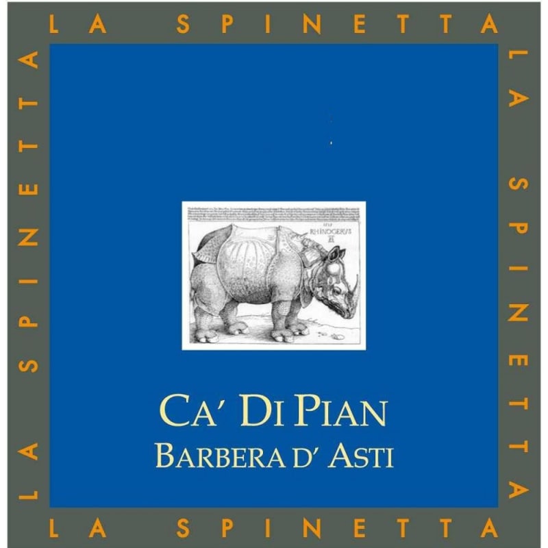 La Spinetta Barbera d'Asti Ca Di Pian 2008 Front Label