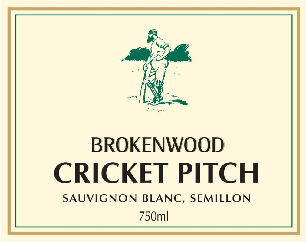Brokenwood Cricket Pitch White 2007 Front Label