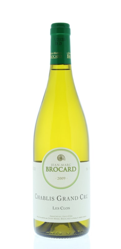 Brocard Les Clos Grand Cru Chablis 2009 Front Bottle Shot