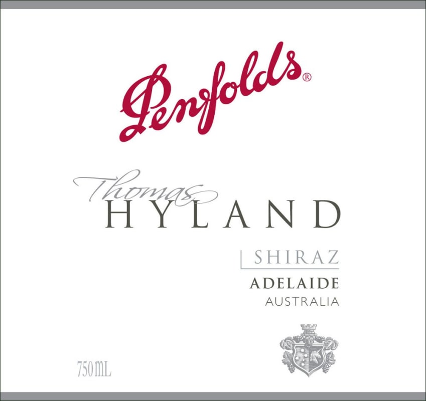 Penfolds Thomas Hyland Shiraz 2009 Front Label