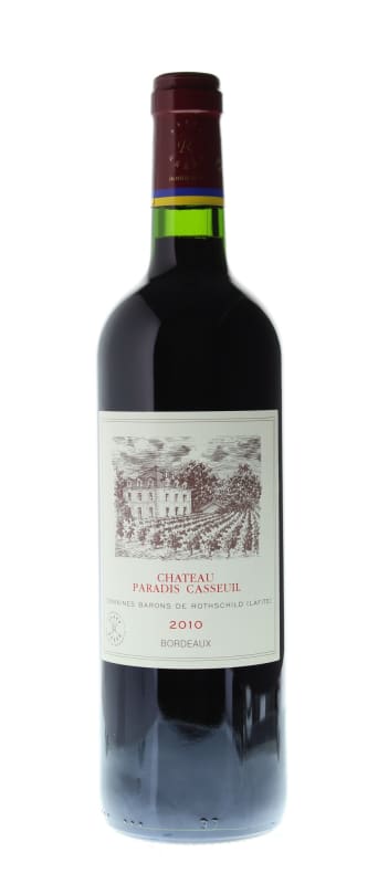 Chateau Paradis Casseuil Bordeaux Rouge 2010 Front Bottle Shot