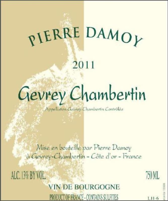 Pierre Damoy Gevrey-Chambertin 2011 Front Label