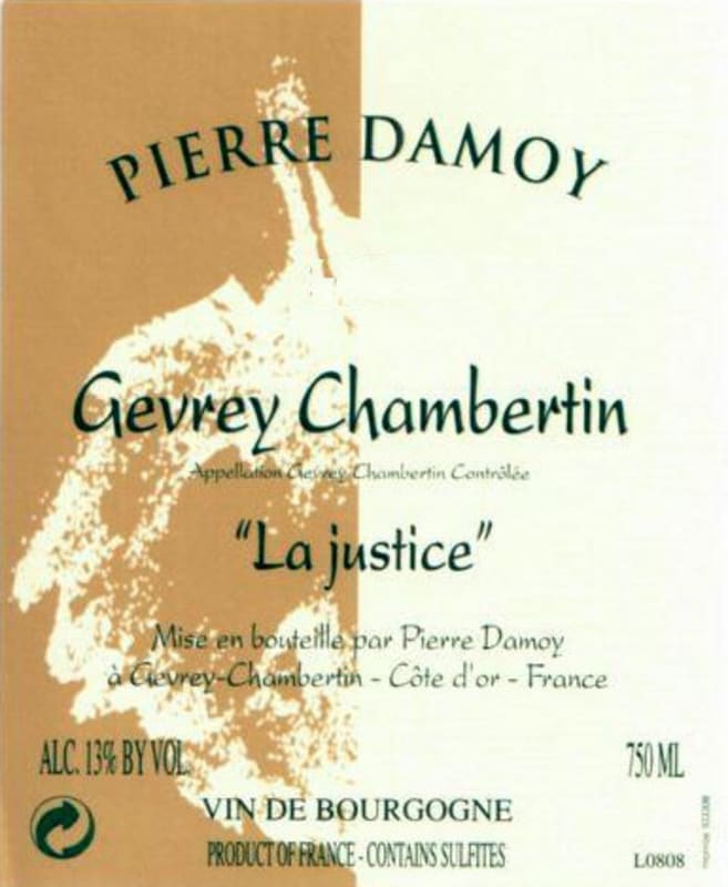 Pierre Damoy Gevrey Chambertin La Justice 2014 Front Label