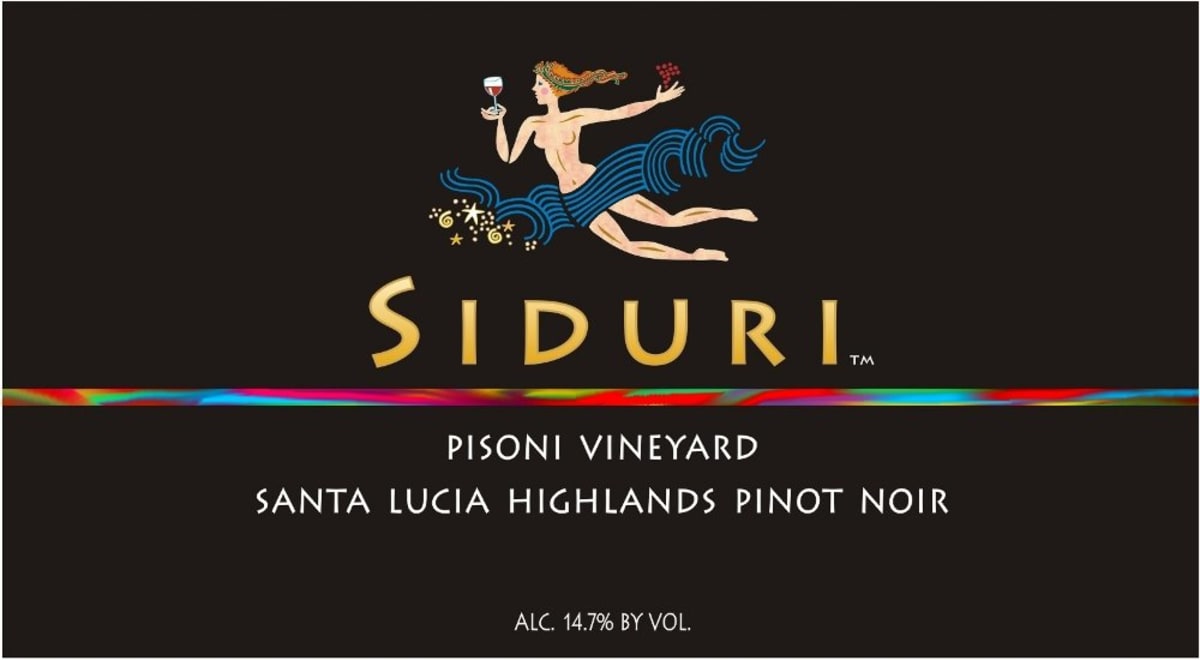 Siduri Pisoni Vineyard Pinot Noir 2010 Front Label