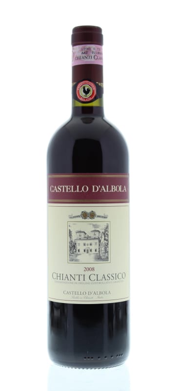 Castello di Albola Chianti Classico 2008 Front Bottle Shot