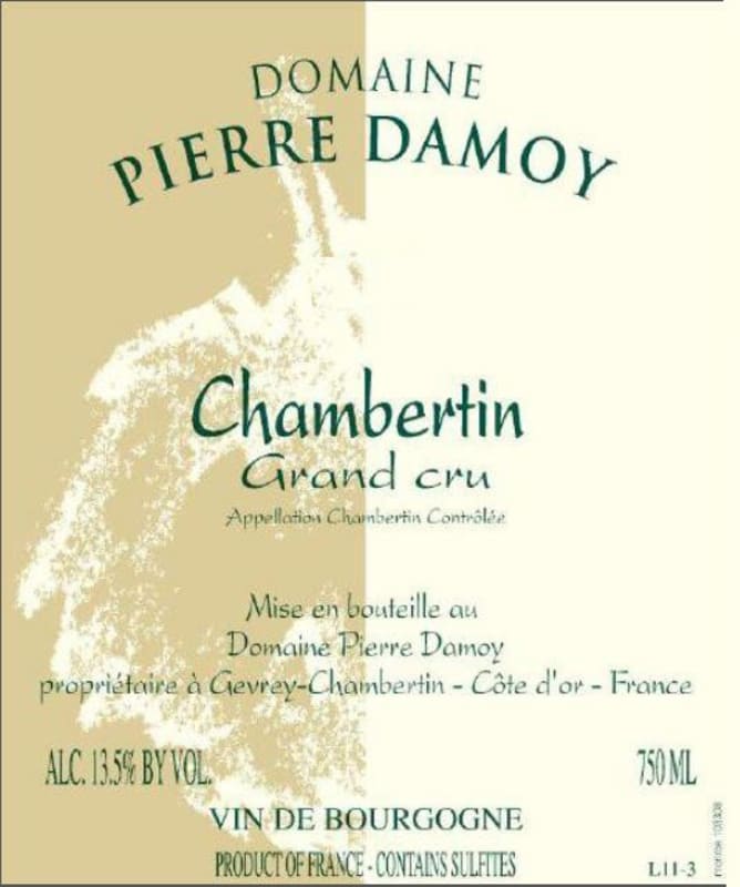 Pierre Damoy Chambertin Grand Cru 2013 Front Label