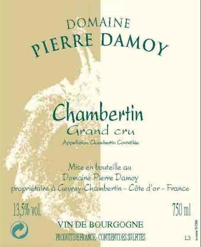 Pierre Damoy Chambertin Grand Cru 2010 Front Label