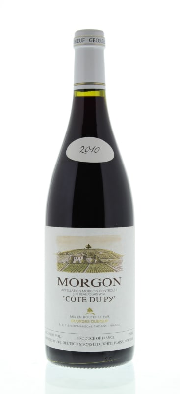 Duboeuf Morgon Cote Du Py 2010 Front Bottle Shot