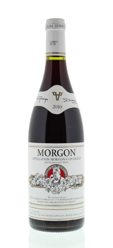 Duboeuf Morgon Jean-Ernest Descombes 2010 Front Bottle Shot