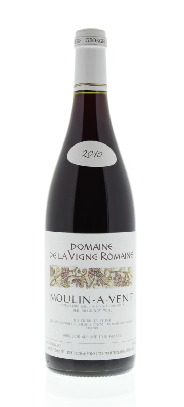 Duboeuf Moulin-a-Vent Domaine de la Vigne Romaine 2010 Front Bottle Shot