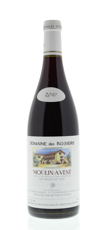 Duboeuf Moulin-a-Vent Domaine des Rosiers 2010 Front Bottle Shot