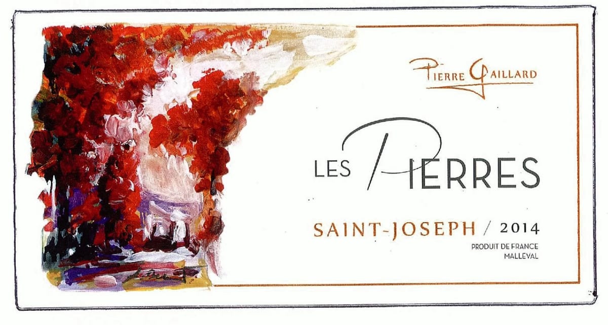 Pierre Gaillard Saint-Joseph Les Pierres 2014 Front Label