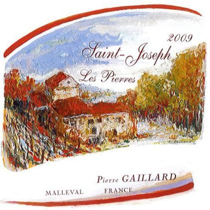 Pierre Gaillard Saint-Joseph Les Pierres 2009 Front Label