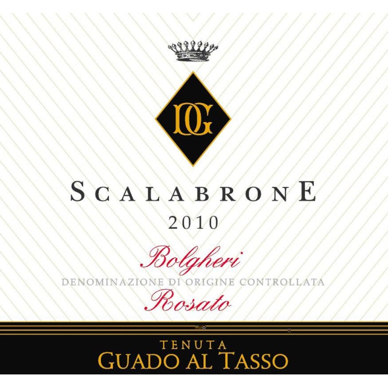 Tenuta Guado al Tasso Scalabrone Rosato 2010 Front Label